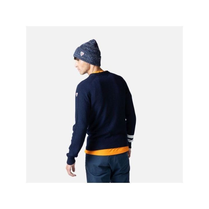 Megztinis Rossignol Signature Knit, tamsiai mėlynas