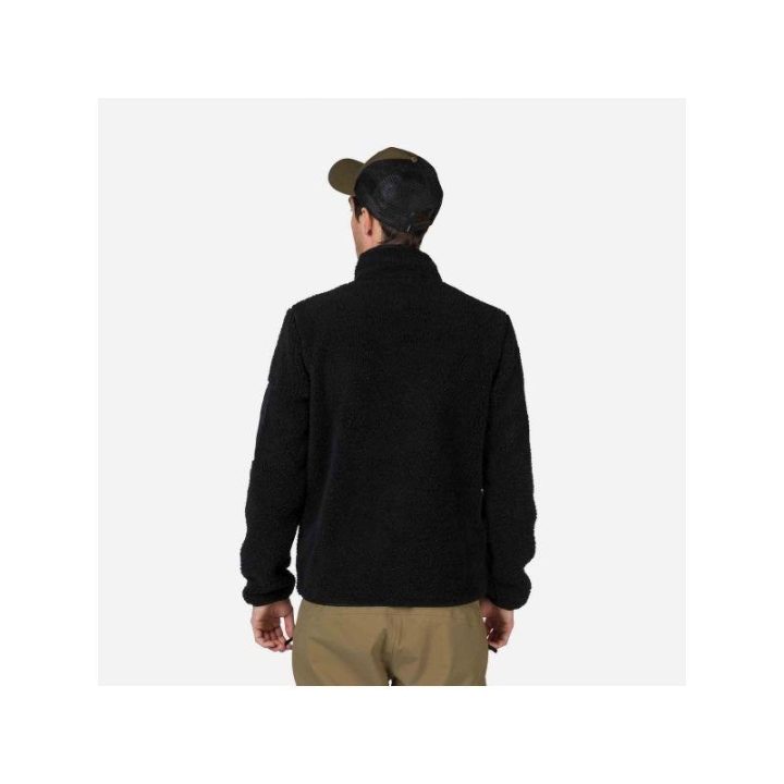 Vyriškas džemperis Rossignol Fleece Anorak, juodas