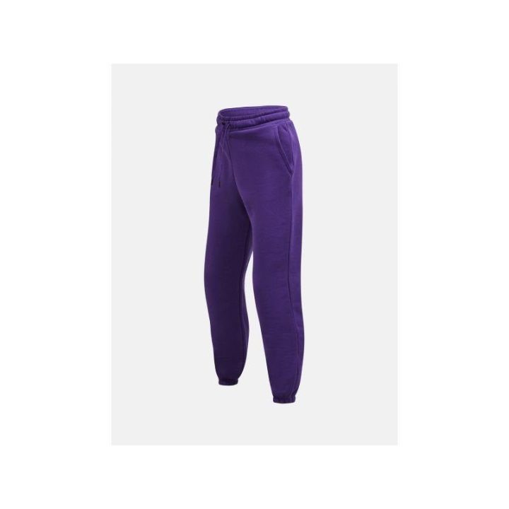 Moteriškos medvilninės sportinės kelnės Peak Performance, violetinės