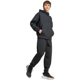 Vyriškas laisvo kirpimo džemperis su gobtuvu adidas Z.N.E., juodas