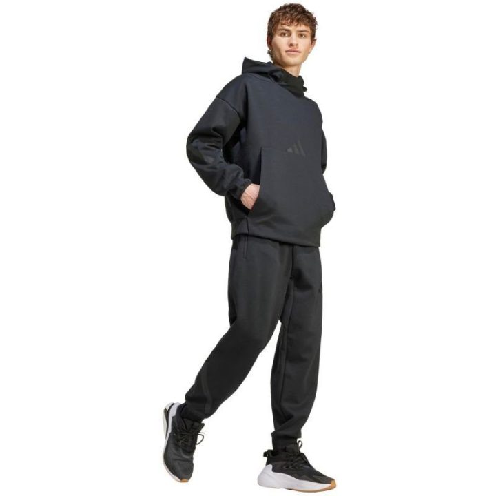 Vyriškas laisvo kirpimo džemperis su gobtuvu adidas Z.N.E., juodas