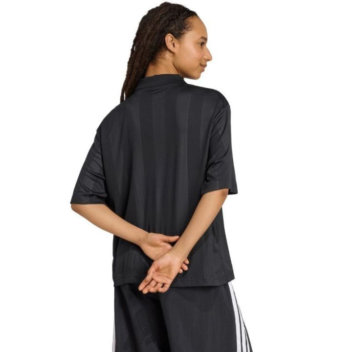 Moteriški polo marškinėliai adidas Tiro Q4 Polo, juodi