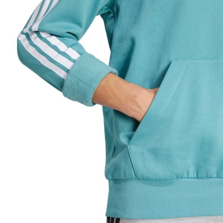 Vyriškas medvilninis džemperis su gobtuvu adidas Color Script, mėlynas