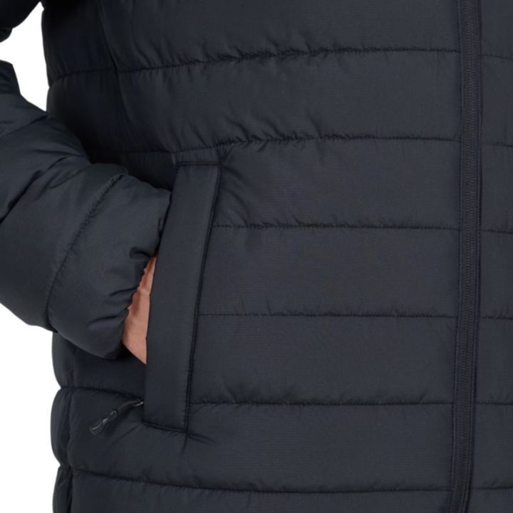 Vyriška dygsniuota striukė su gobtuvu 4F M598, juoda