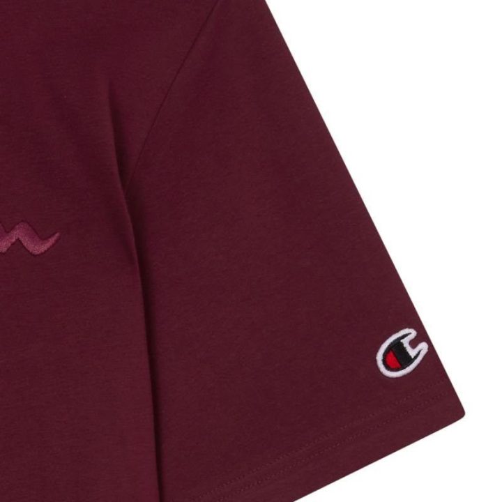 Vyriški medvilniniai marškinėliai Champion SS Tee, bordo