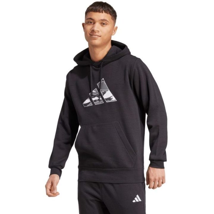 Vyriškas medvilninis džemperis su gobtuvu adidas Camo 3B