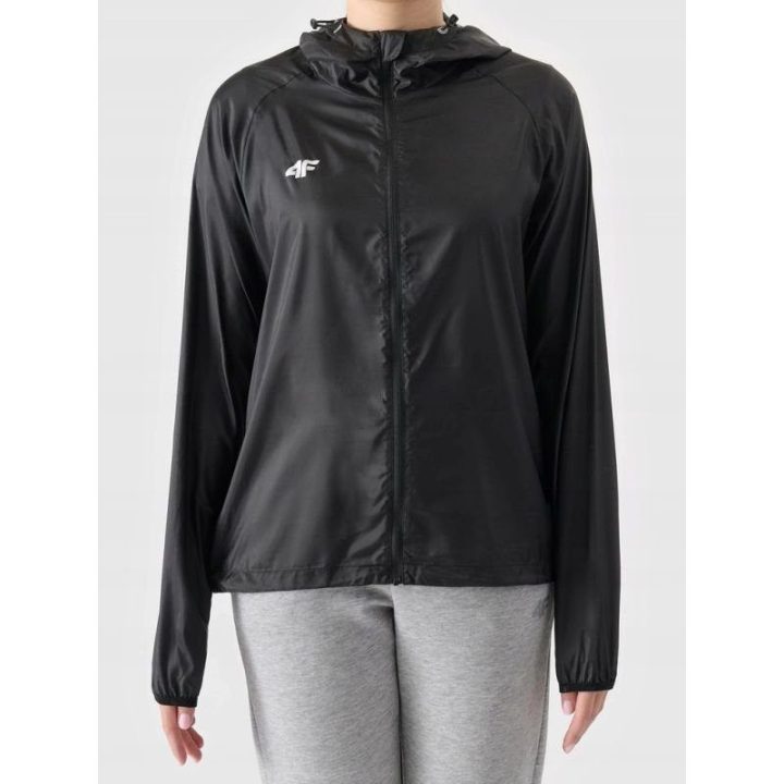 Moteriška bėgimo striukė 4F, juoda