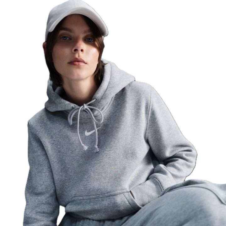 Moteriškas džemperis Nike Sportswear Phoenix Fleece, pilkas