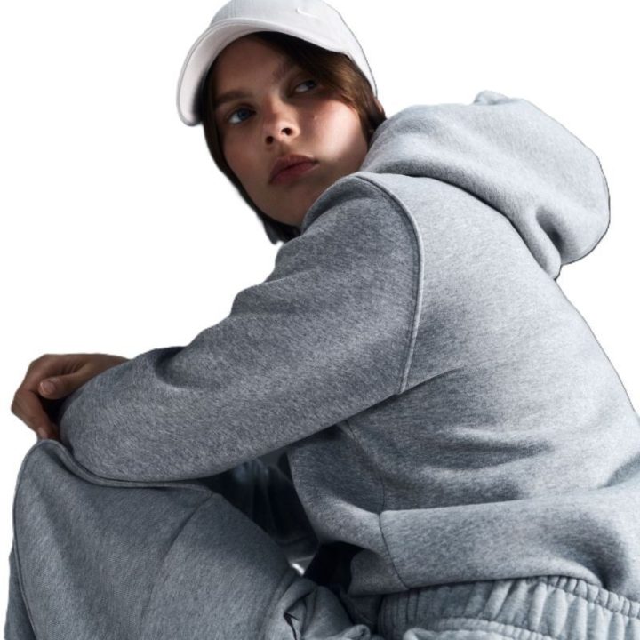 Moteriškas džemperis Nike Sportswear Phoenix Fleece, pilkas