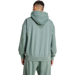 Vyriškas medvilninis džemperis adidas A SZN FL HD, žalias