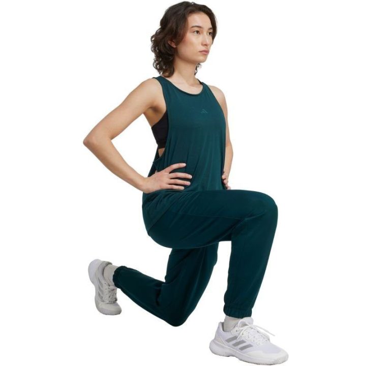 Moteriškos jogos kelnės adidas Yoga Essentials, žalios