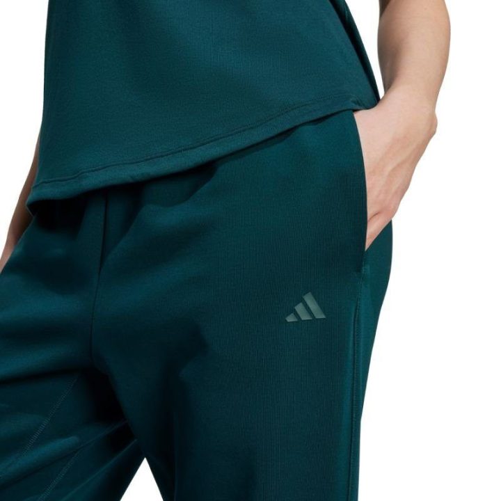 Moteriškos jogos kelnės adidas Yoga Essentials, žalios