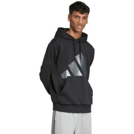 Vyriškas džemperis su gobtuvu adidas Holiday 3S, juodas