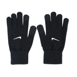 Megztos pirštinės su silikoniniu sukibimu Nike Knit Grip, juodos