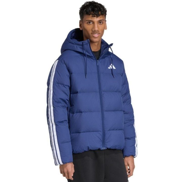 Vyriška pūkinė striukė adidas Ess 3S P D HD J, tamsiai mėlyna