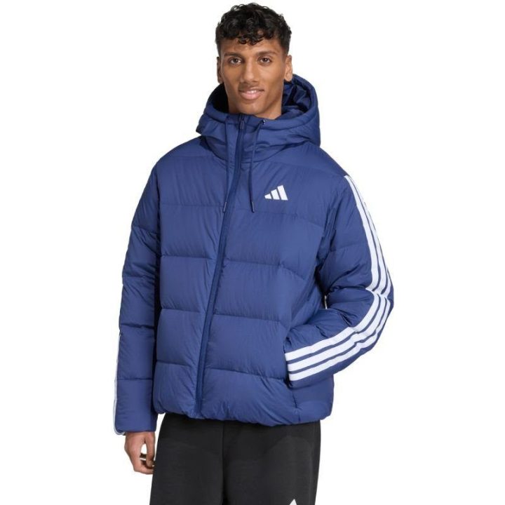 Vyriška pūkinė striukė adidas Ess 3S P D HD J, tamsiai mėlyna