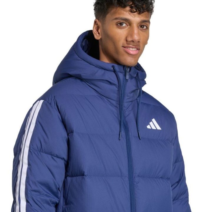 Vyriška pūkinė striukė adidas Ess 3S P D HD J, tamsiai mėlyna