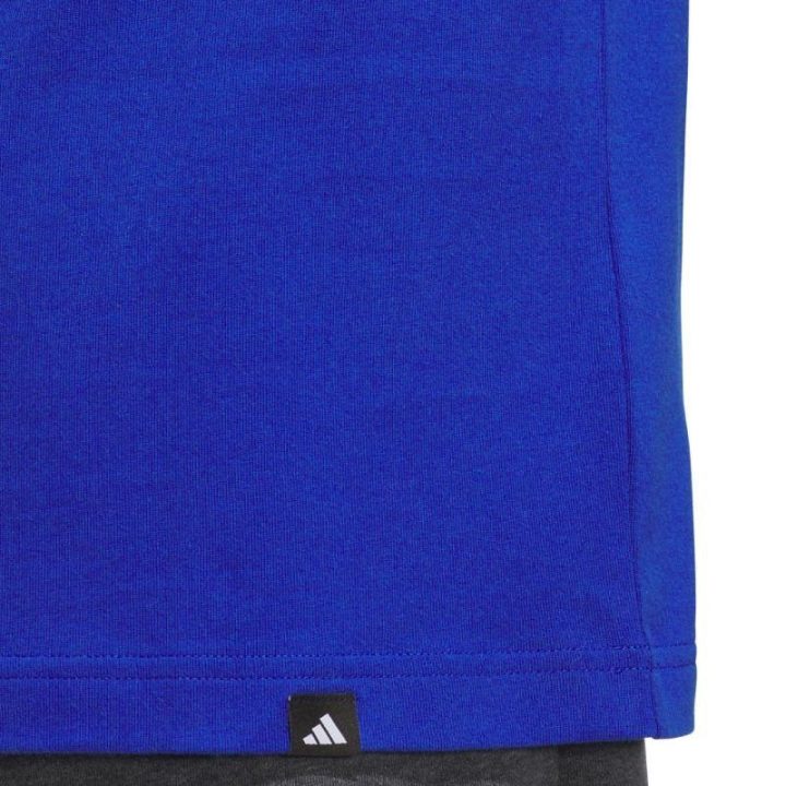 Vyriški medvilniniai marškinėliai adidas Varsity Crest, mėlyni