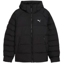 Vyriška dygsniuota striukė su gobtuvu Puma Mono, juoda