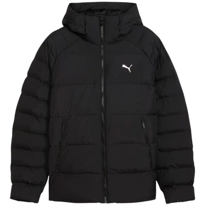 Vyriška dygsniuota striukė su gobtuvu Puma Mono, juoda