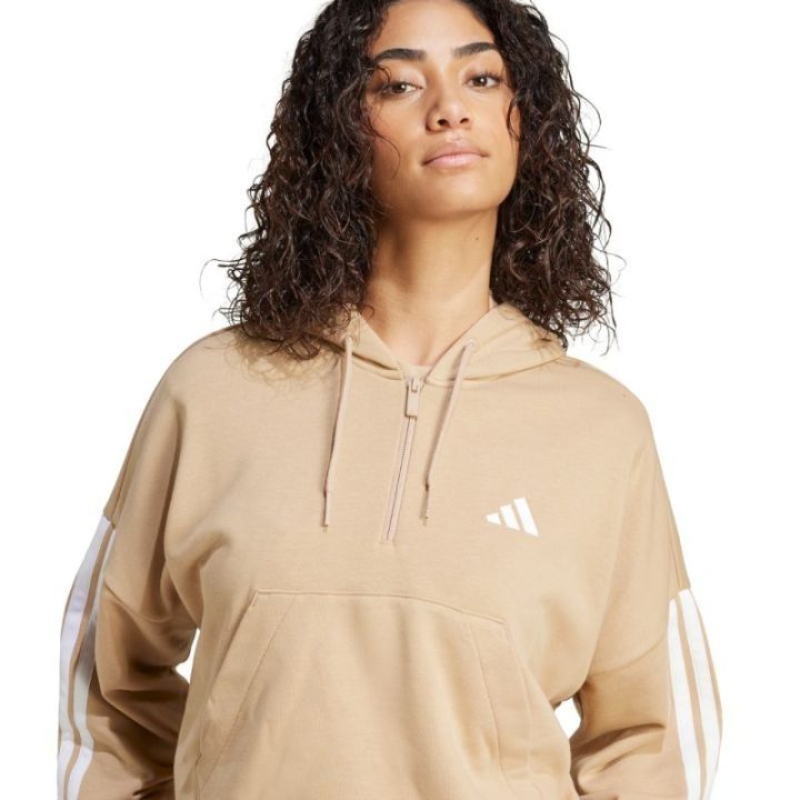 Moteriškas medvilninis džemperis adidas Essentials, smėlio