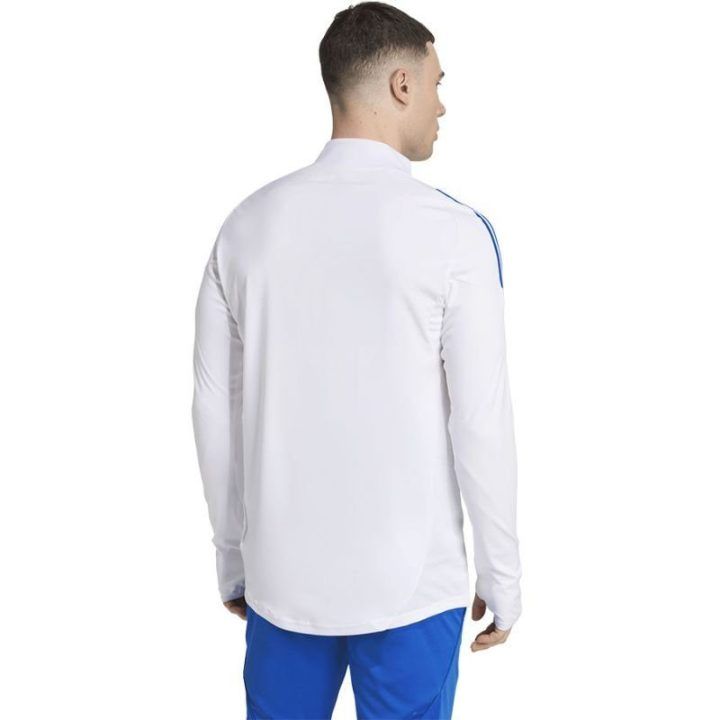 Vyriškas futbolo treniruočių džemperis adidas Real Madrid, baltas