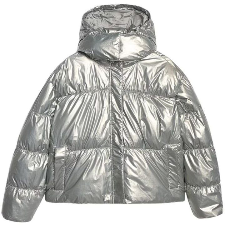 Moteriška laisvo kirpimo striukė 4F, šviesiai pilka
