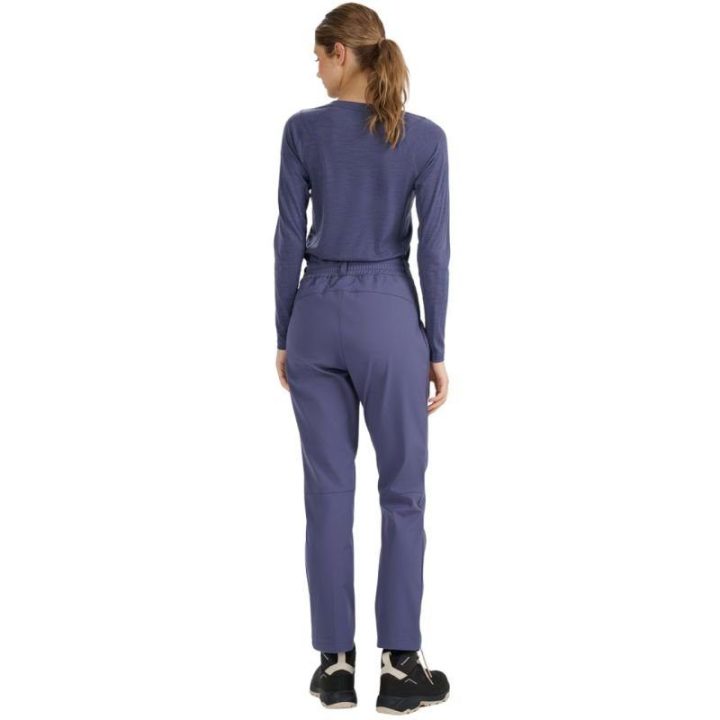 Moteriškos žygio kelnės iš softshell audinio 4F, džinso spalvos