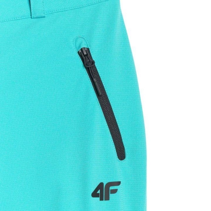 Moteriškos softshell kelnės 4F FNK F0988, turkio žydros