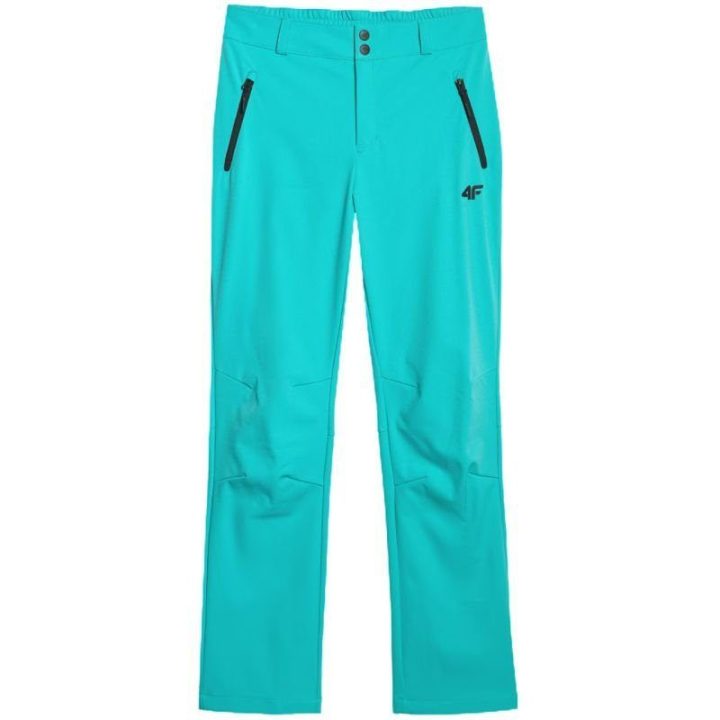 Moteriškos softshell kelnės 4F FNK F0988, turkio žydros