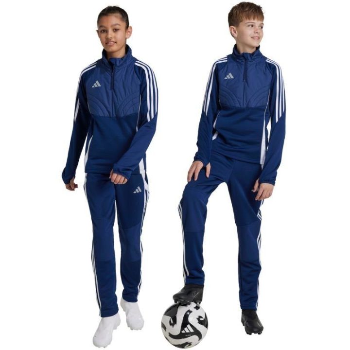 Vaikiškos šiltintos kelnės adidas Tiro 24 Winterized, mėlynos