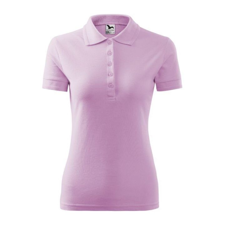 Moteriški polo marškinėliai Malfini Pique Polo, šviesiai violetiniai