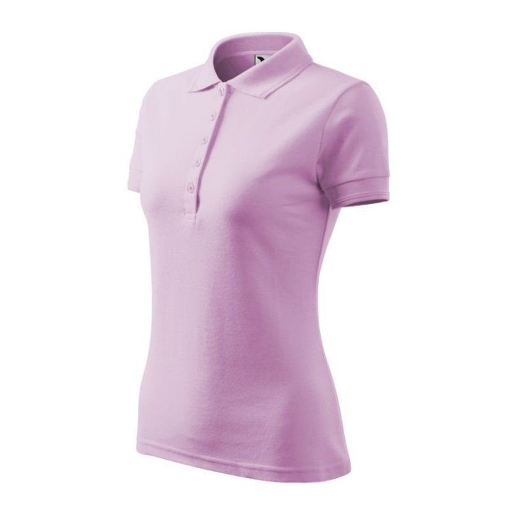 Moteriški polo marškinėliai Malfini Pique Polo, šviesiai violetiniai