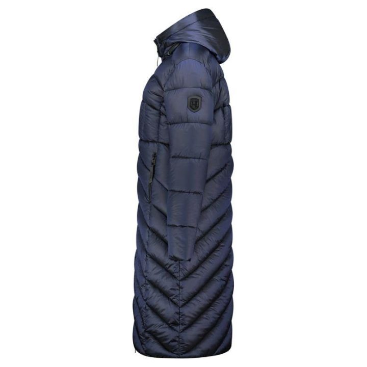 Moteriška ilga striukė Geographical Norway, tamsiai mėlyna