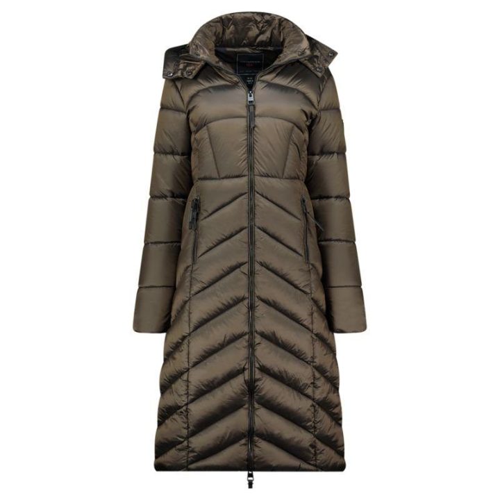 Moteriška ilga striukė Geographical Norway Blanche Long, chaki