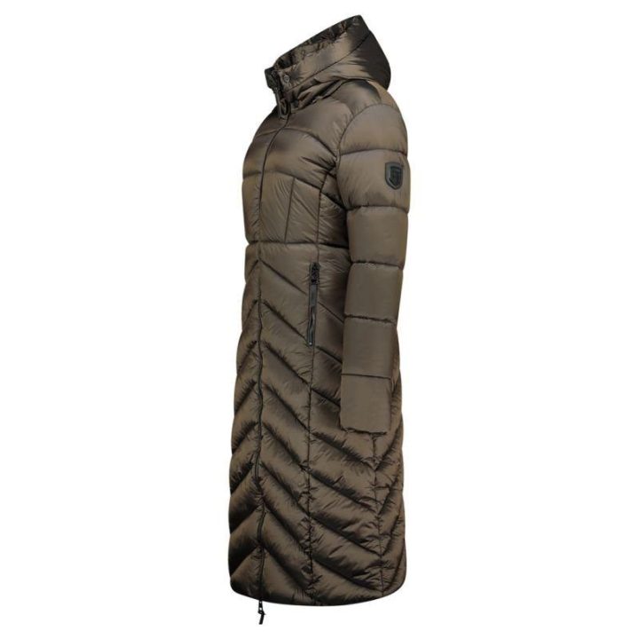 Moteriška ilga striukė Geographical Norway Blanche Long, chaki