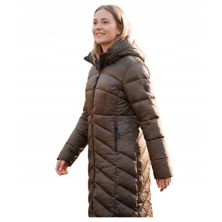 Moteriška ilga striukė Geographical Norway Blanche Long, chaki