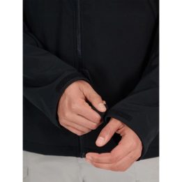 Vyriška vėjui atspari softshell striukė su NeoDry 8000/5000 membrana 4F, juoda