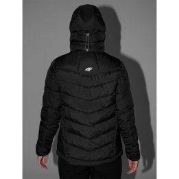 Moteriška žygių striukė su Primaloft Silver pašiltinimu 4F, juoda