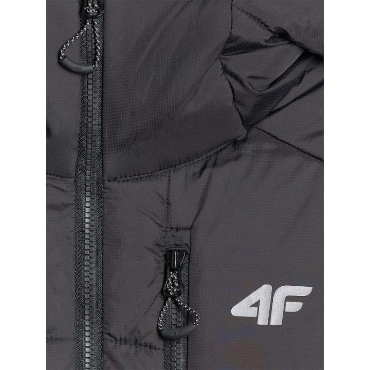 Moteriška žygių striukė su Primaloft Silver pašiltinimu 4F, juoda