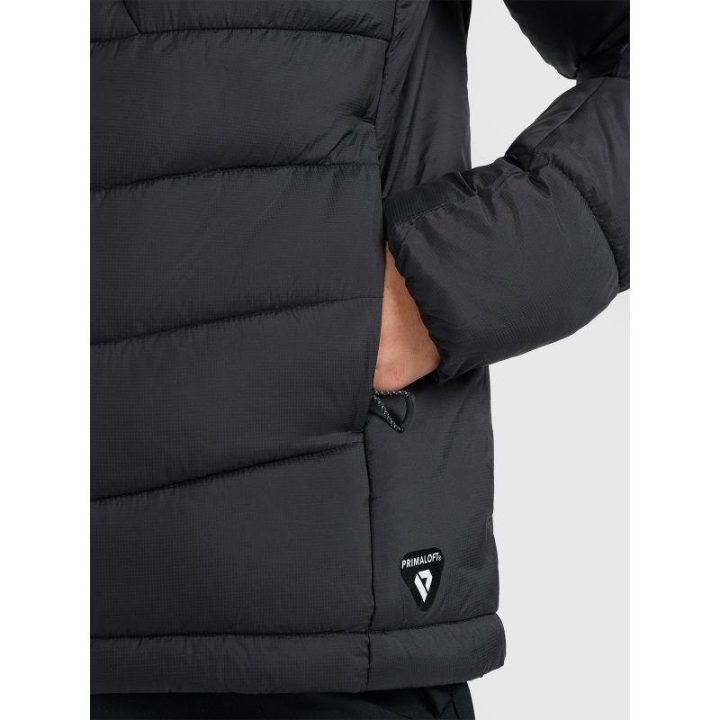 Moteriška žygių striukė su Primaloft Silver pašiltinimu 4F, juoda