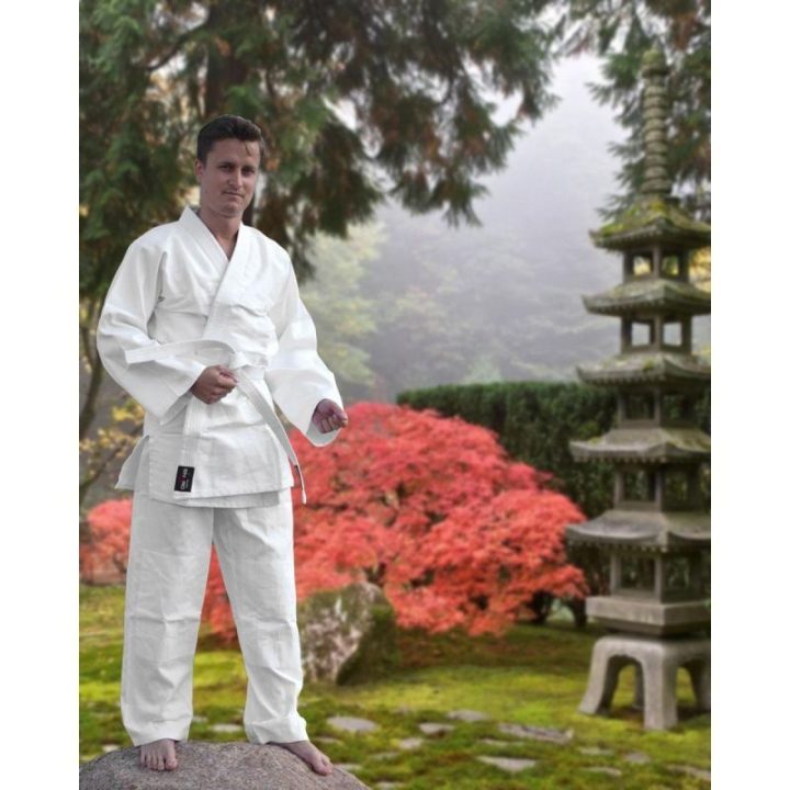 Vaikiškas dziudo kimono komplektas Enero, baltas