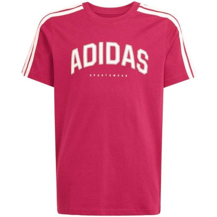 Vaikiški marškinėliai adidas Codes Collegiate Graphic, rožiniai