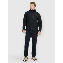 Vyriška vėjui atspari softshell striukė 4F 4FNeoDry 8000, juoda