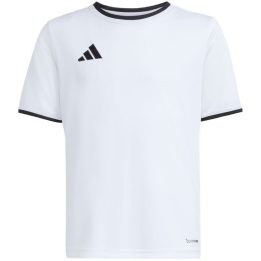 Vaikiški futbolo marškinėliai adidas Entrada 26, balti ir juodi