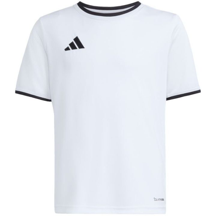 Vaikiški futbolo marškinėliai adidas Entrada 26, balti ir juodi