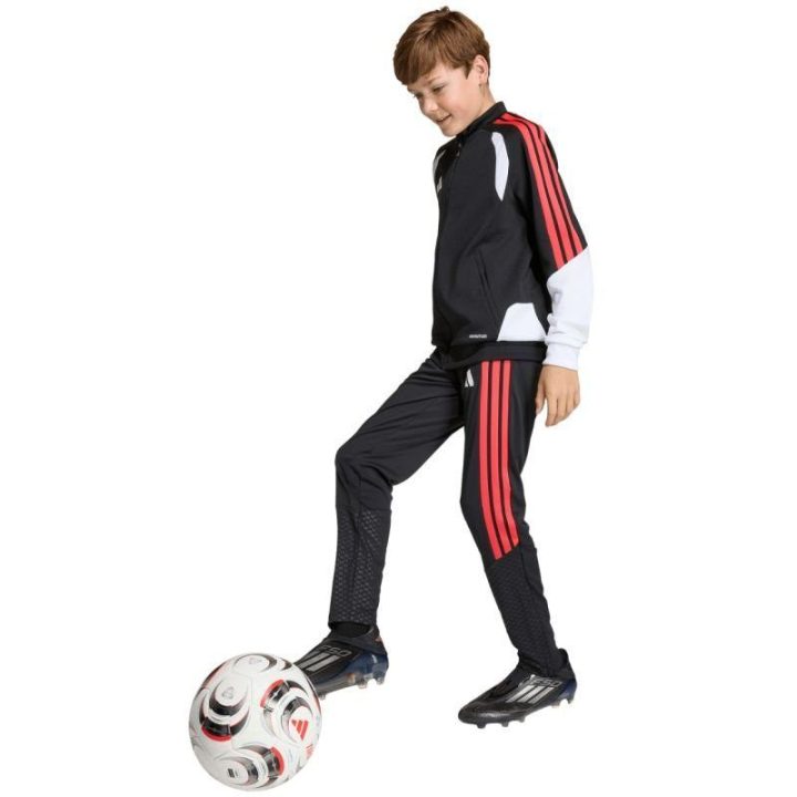 Vaikiškas džemperis adidas Tiro 26, juodos, baltos ir raudonos spalvos
