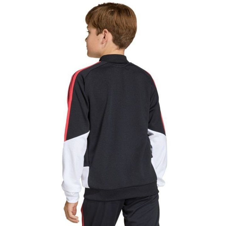 Vaikiškas džemperis adidas Tiro 26, juodos, baltos ir raudonos spalvos