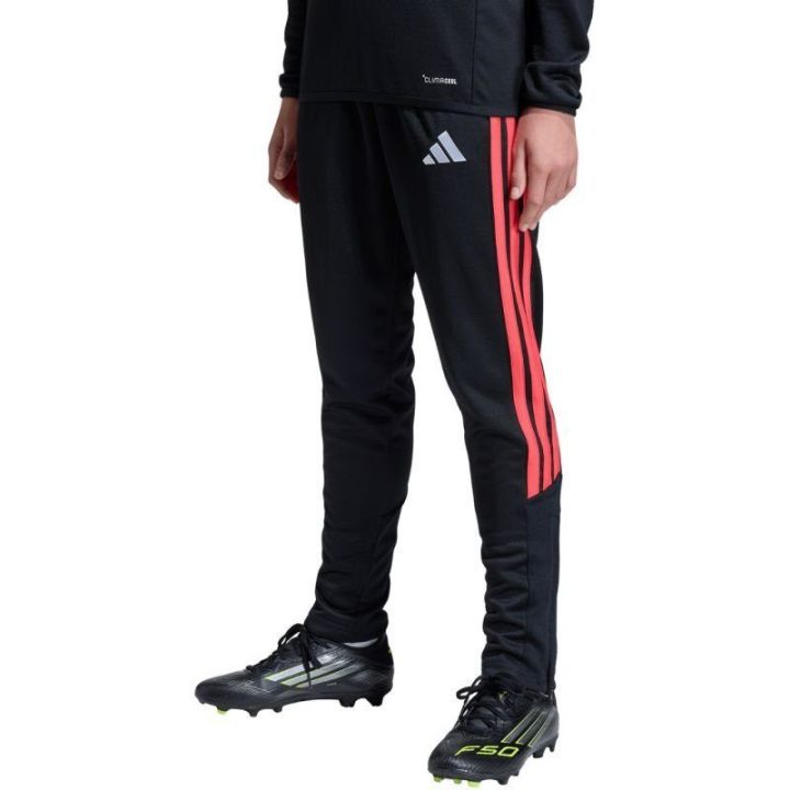 Vaikiškos kelnės adidas Tiro 26 League Slim, juodos ir raudonos