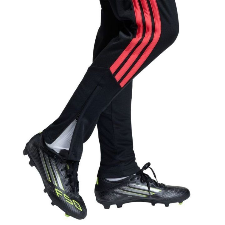 Vaikiškos kelnės adidas Tiro 26 League Slim, juodos ir raudonos